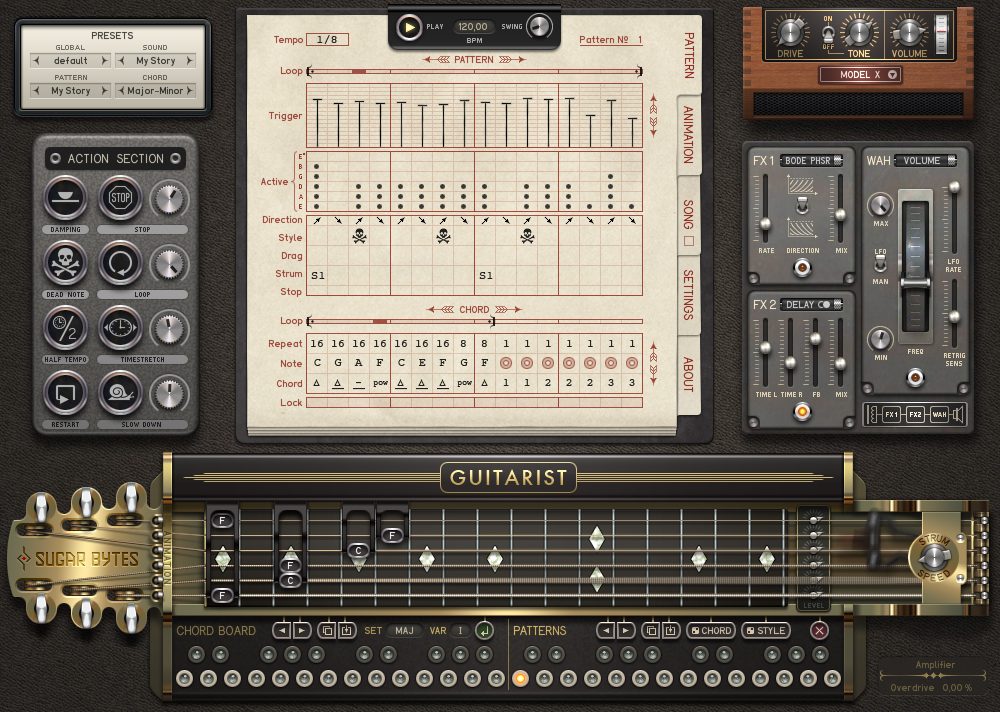 Sugar Bytes Guitarist Mac PC Instrument eLicense